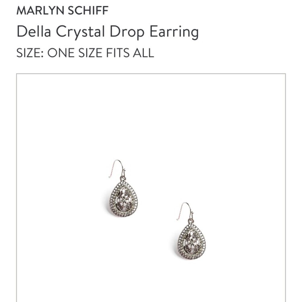 Earrings - Marlyn Schiff, Della Crystal Drop